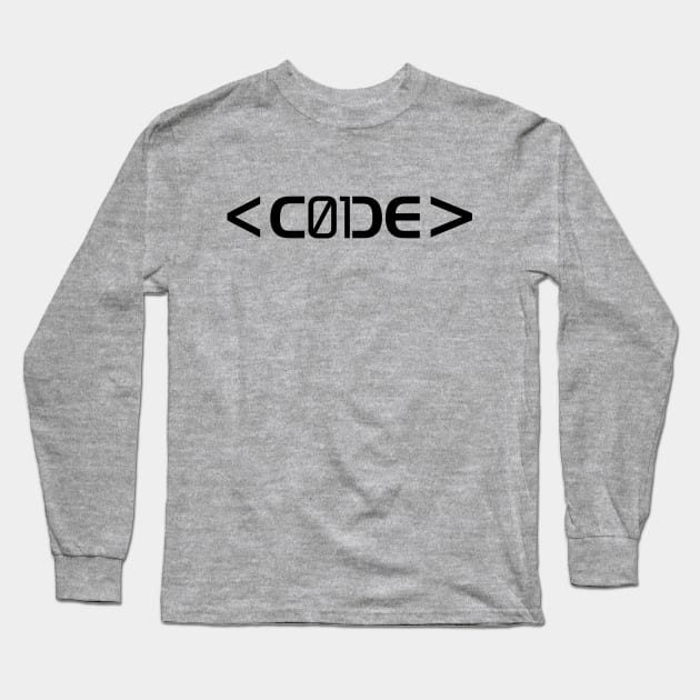 Code Long Sleeve T-Shirt by inkonfiremx